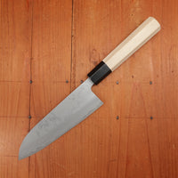 Hitohira GR 165mm Santoku Iron Clad Aogami 2 Damascus Ho Wood