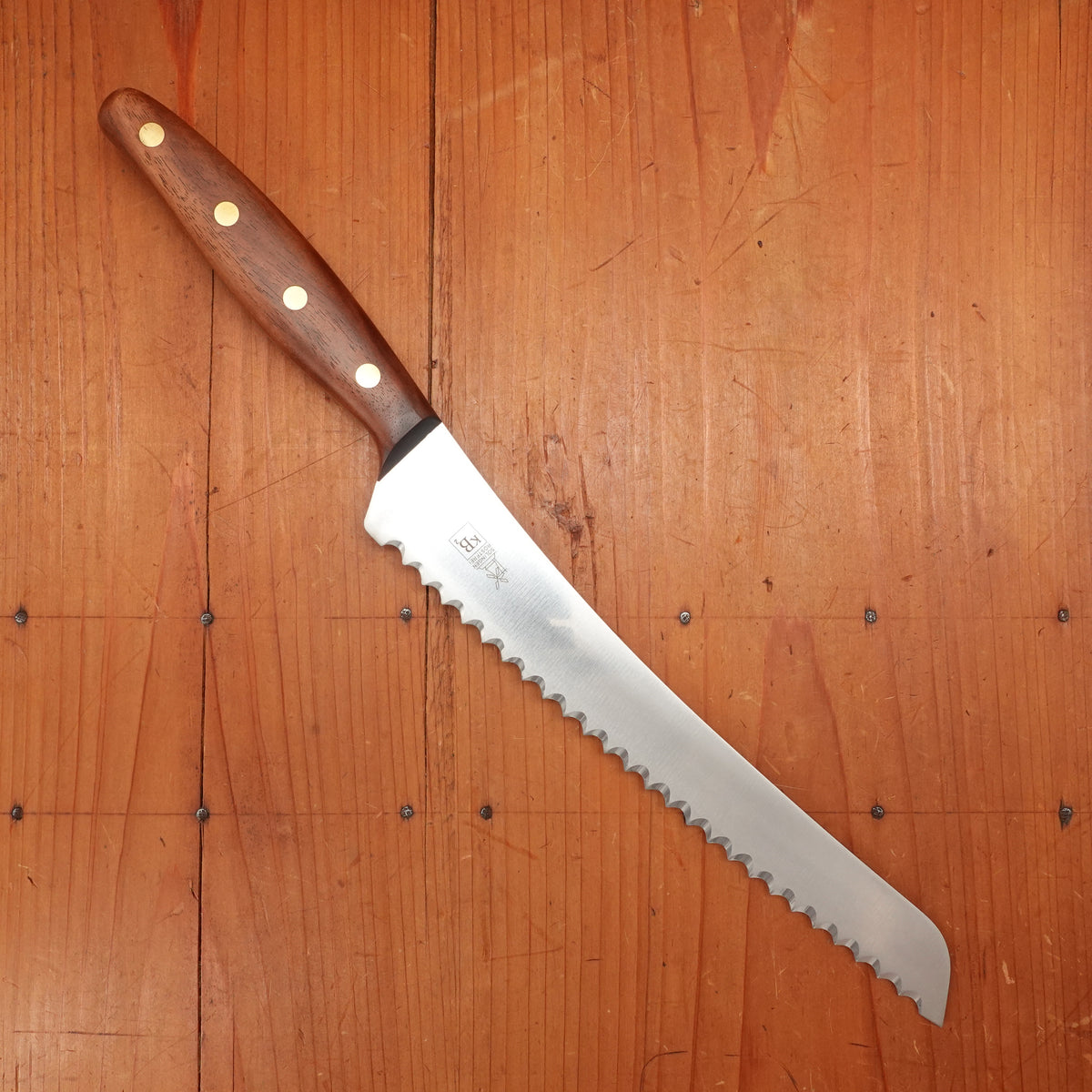 Windmühlenmesser KB2 8.75" Bread Knife Stainless Walnut Handle
