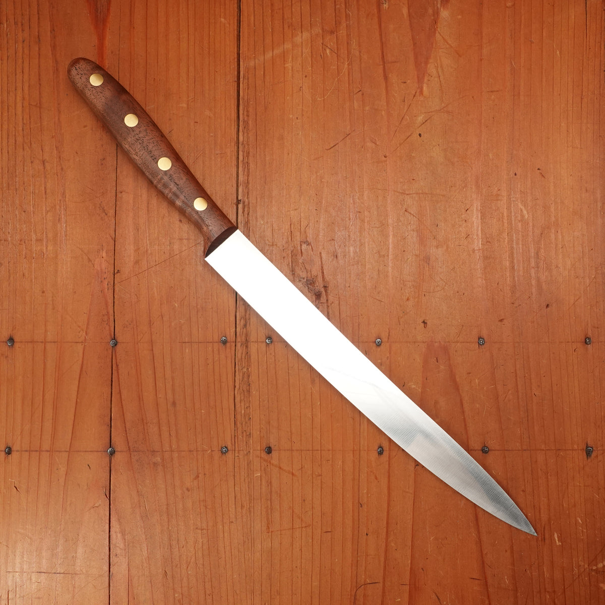 Windmühlenmesser K6 9" Slicer Stainless Walnut Handle