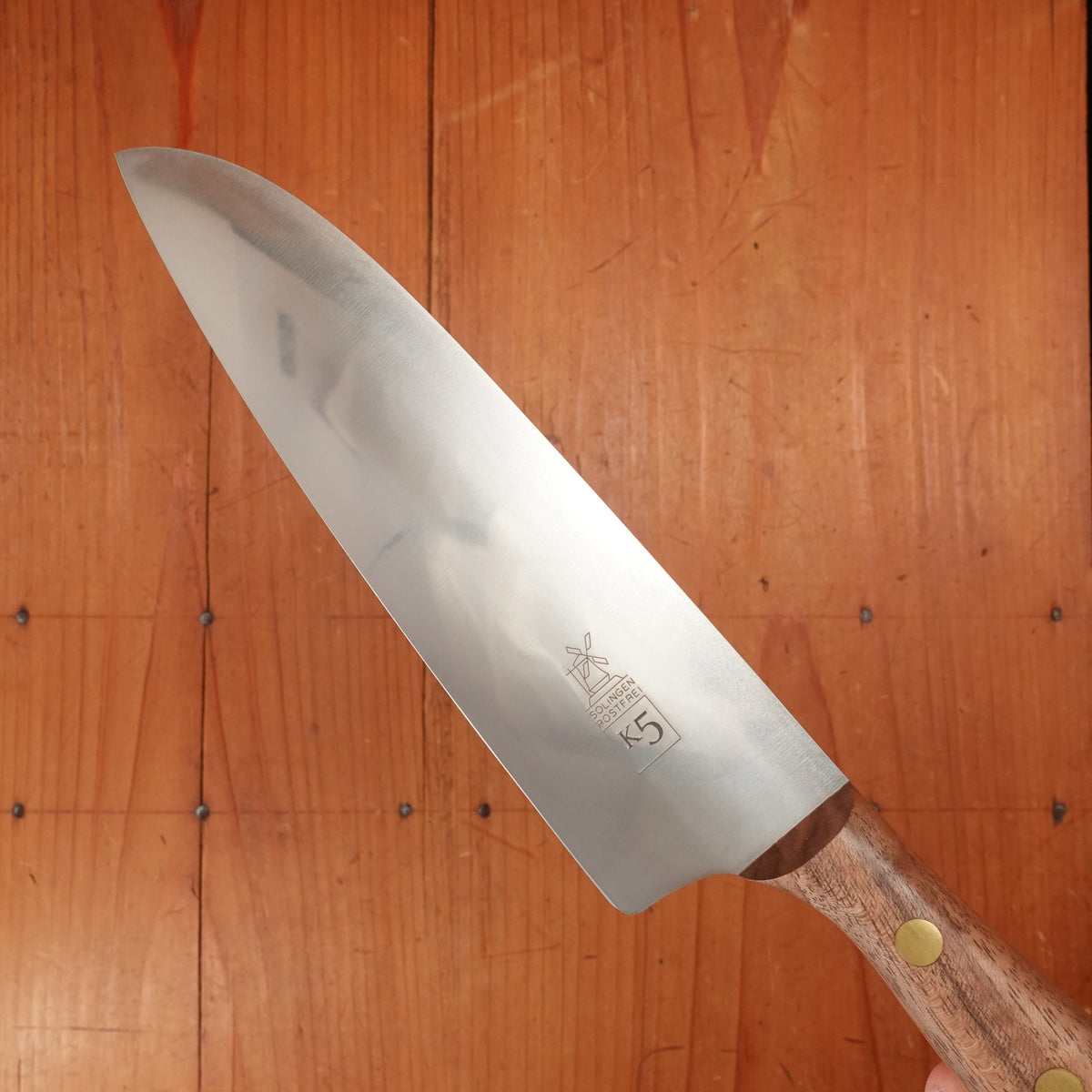 Windmühlenmesser K5 6.75" Santoku Stainless Walnut Handle