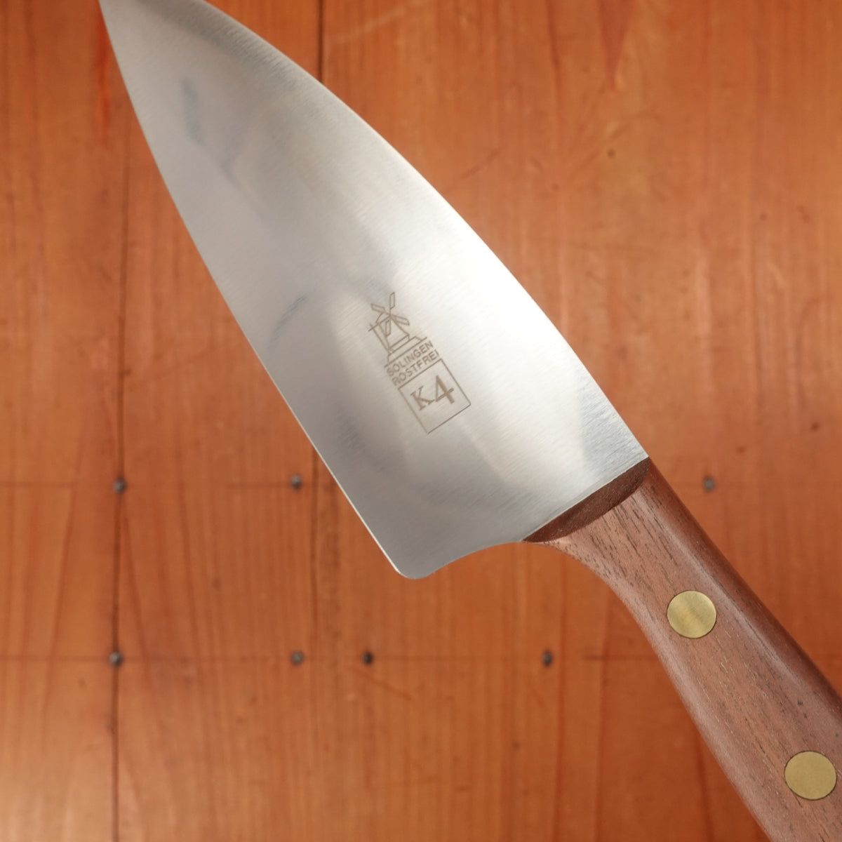 Windmühlenmesser K4 5" Chef Stainless Walnut Handle