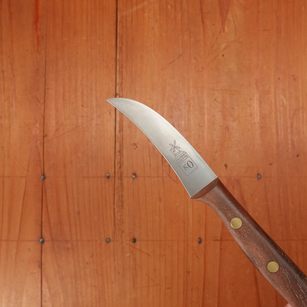 Windmühlenmesser K0 2.5" Birds Beak Paring Stainless Walnut Handle