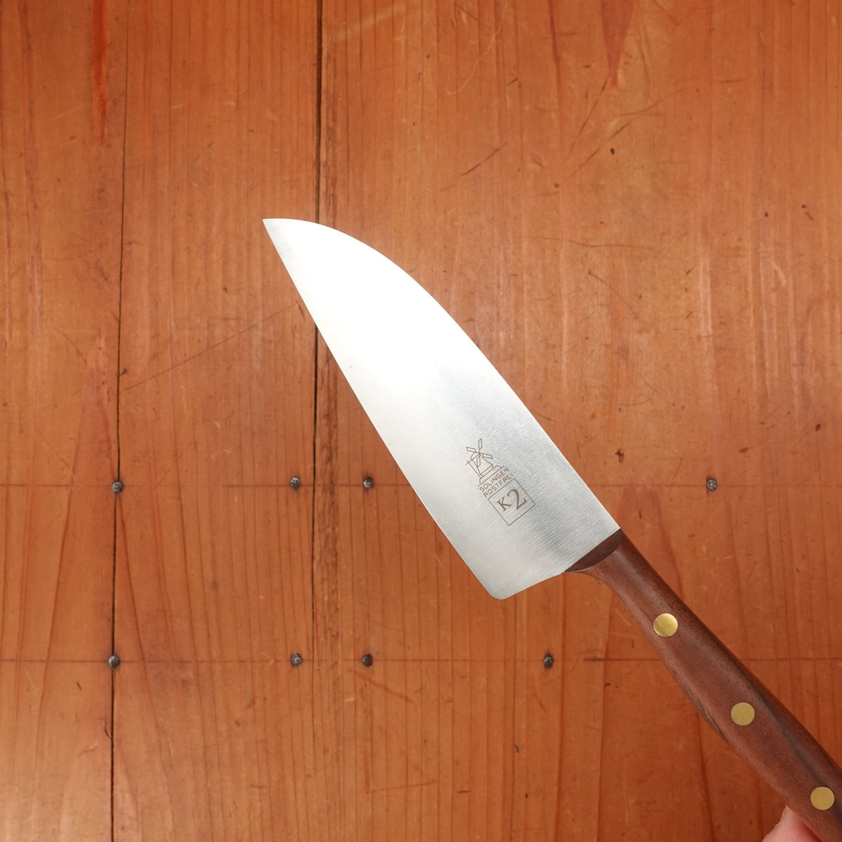 Windmühlenmesser K2 4" Petty Stainless Walnut Handle