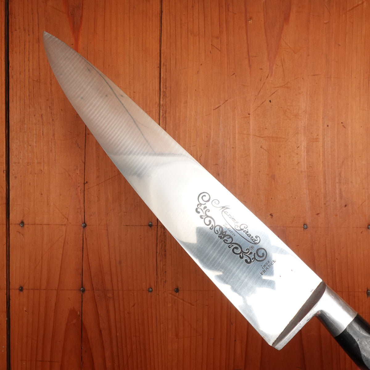 New Old Stock Maxime Girard 10" Chef Knife Stainless 1970s