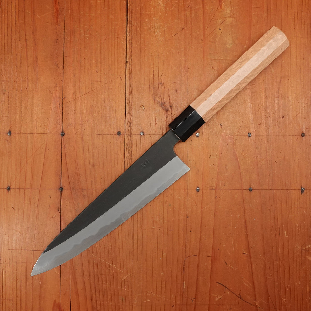 Hitohira Tanaka Kyuzo 210mm Gyuto Aogami 1 Yakisugi Cedar