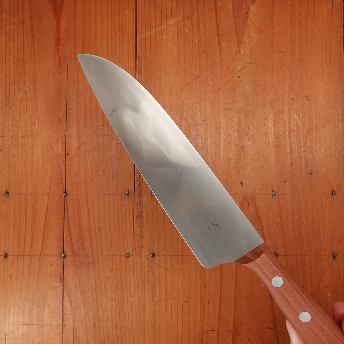 Windmühlenmesser K5 6.75" Santoku Carbon Plum Handle