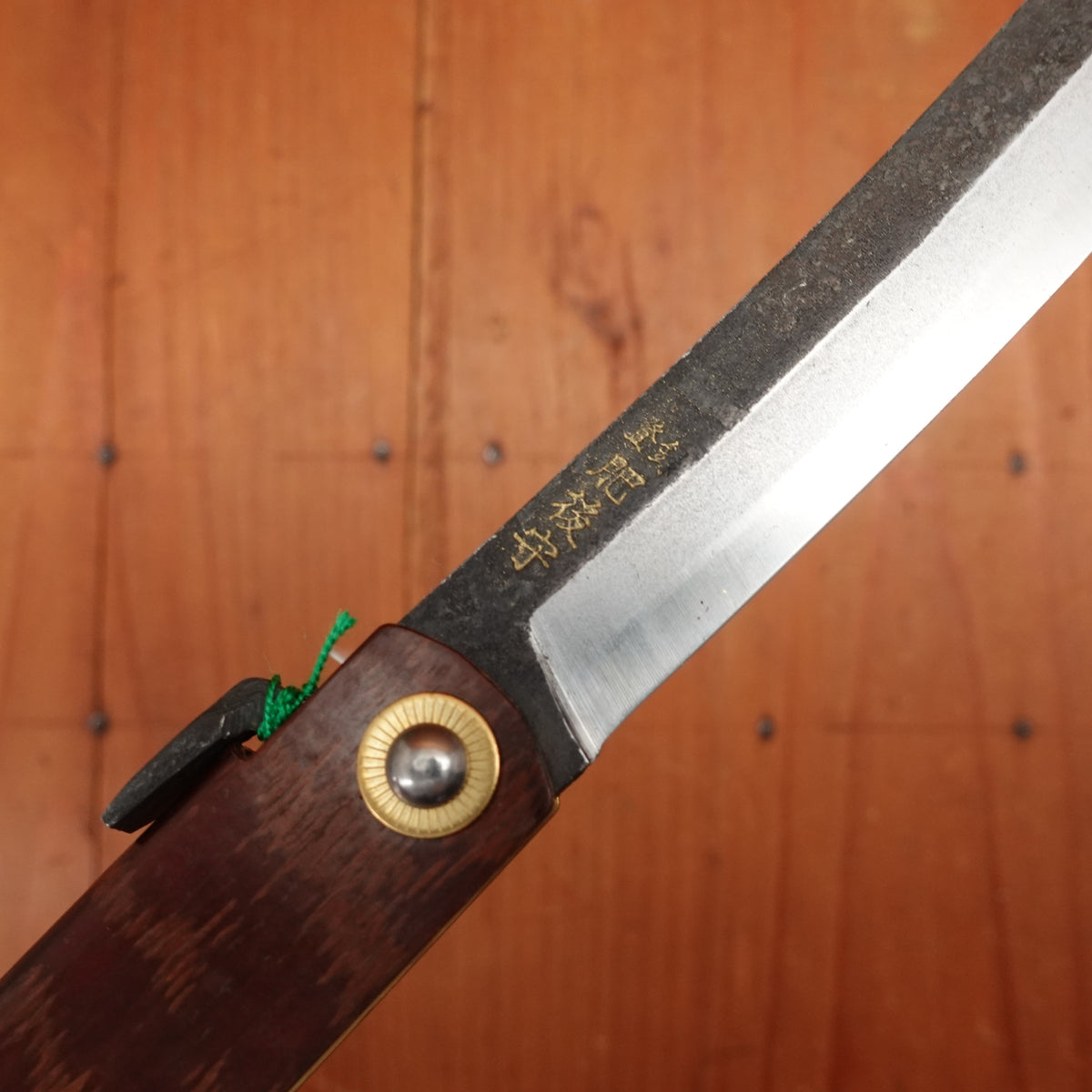 Higonokami 12cm Folding Knife Iron Clad Aogami 2 Sakura Skin Handle