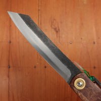 Higonokami 12cm Folding Knife Iron Clad Aogami 2 Sakura Skin Handle