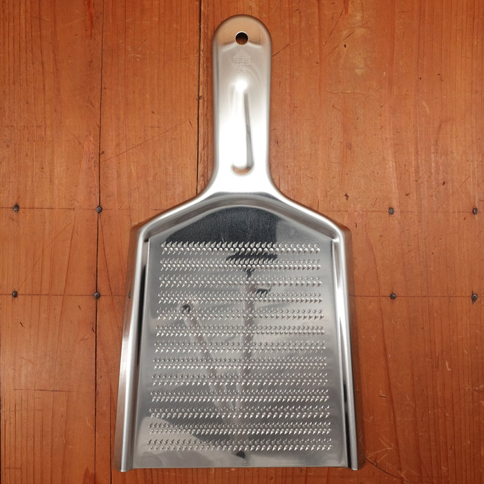 Extra Large Stainless Two-Sided Coarse and Fine Oroshigane