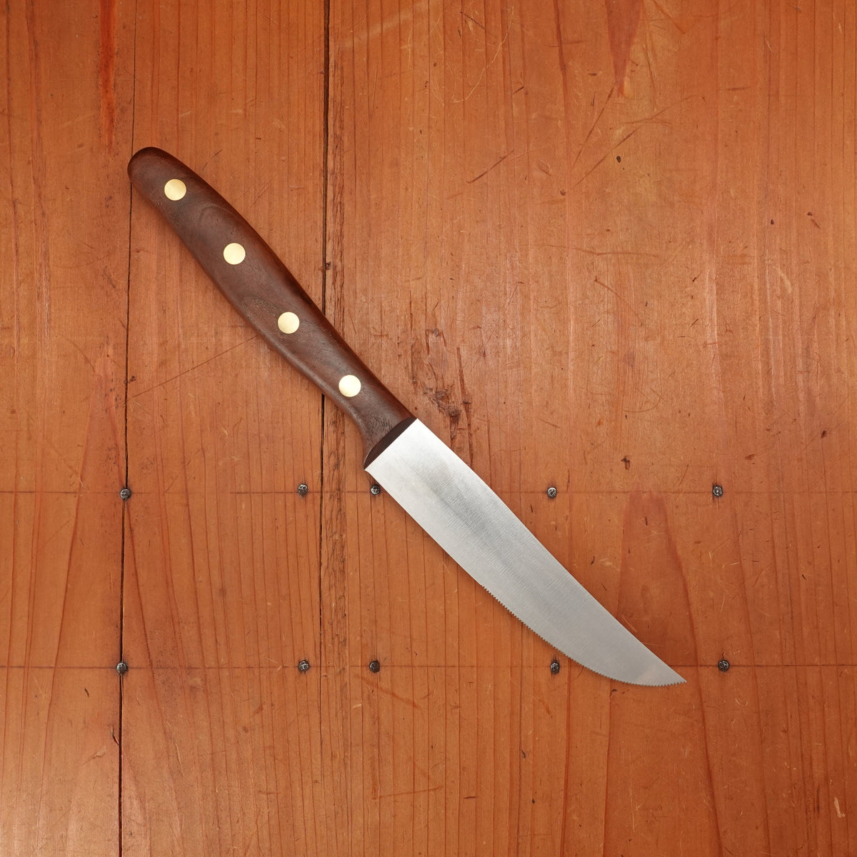 Windmühlenmesser K Steak Knife Wide Stainless Walnut Handle