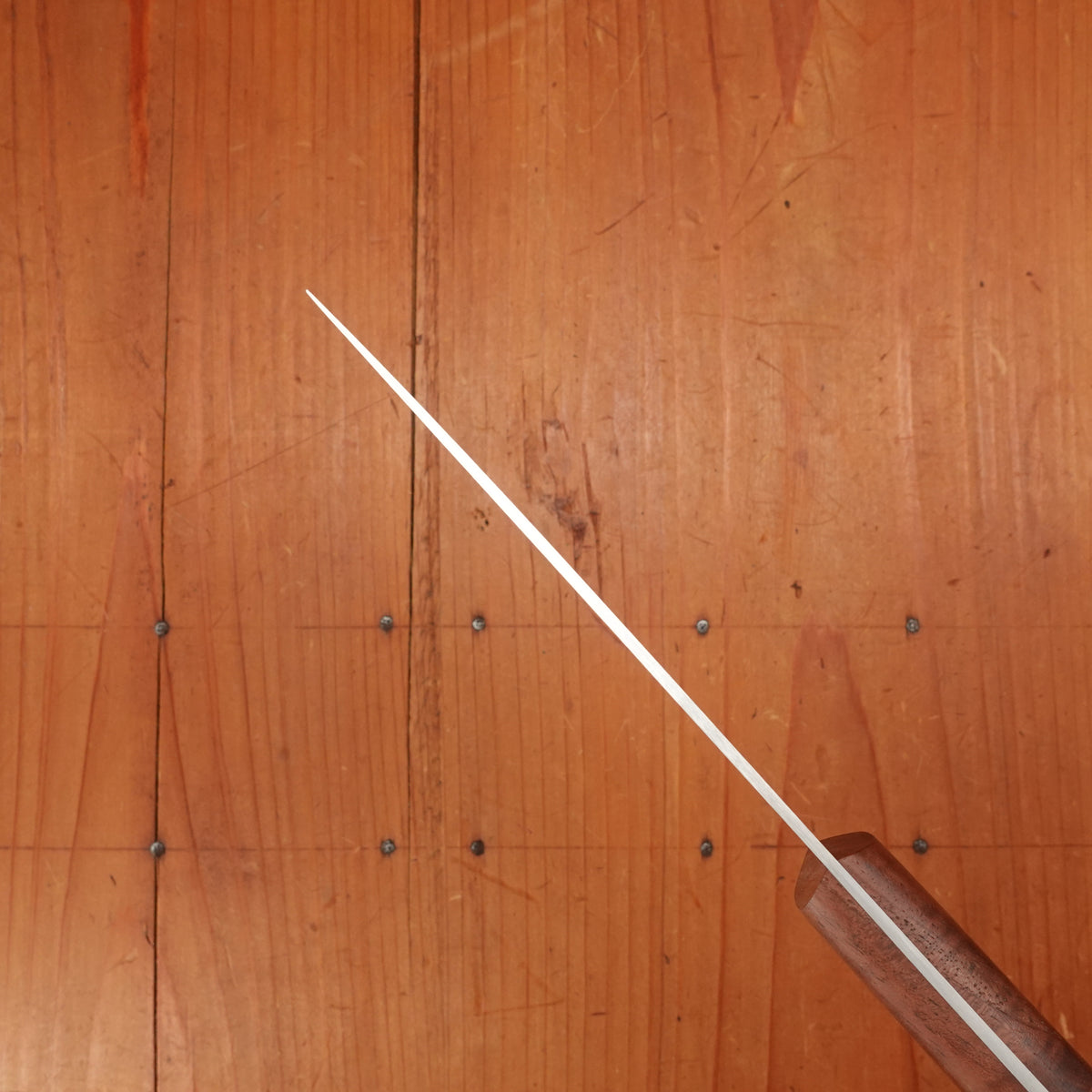 Windmühlenmesser K Steak Knife Wide Stainless Walnut Handle