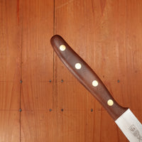 Windmühlenmesser K Steak Knife Wide Stainless Walnut Handle