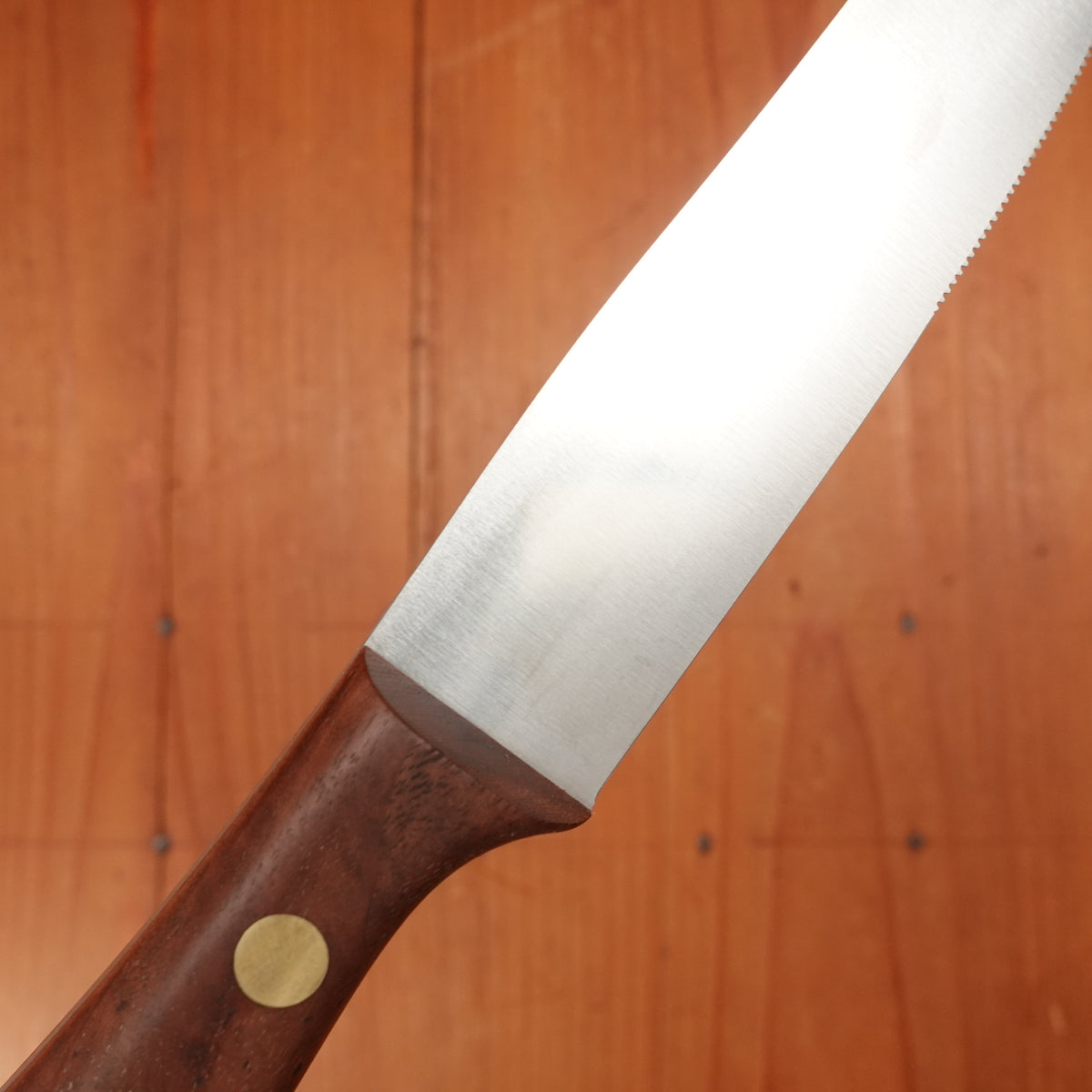Windmühlenmesser K Steak Knife Wide Stainless Walnut Handle