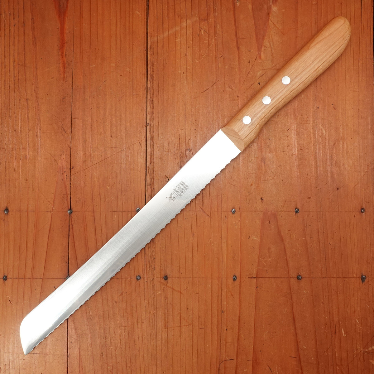 Windmühlenmesser 10" Bread Knife Stainless Cherry Handle