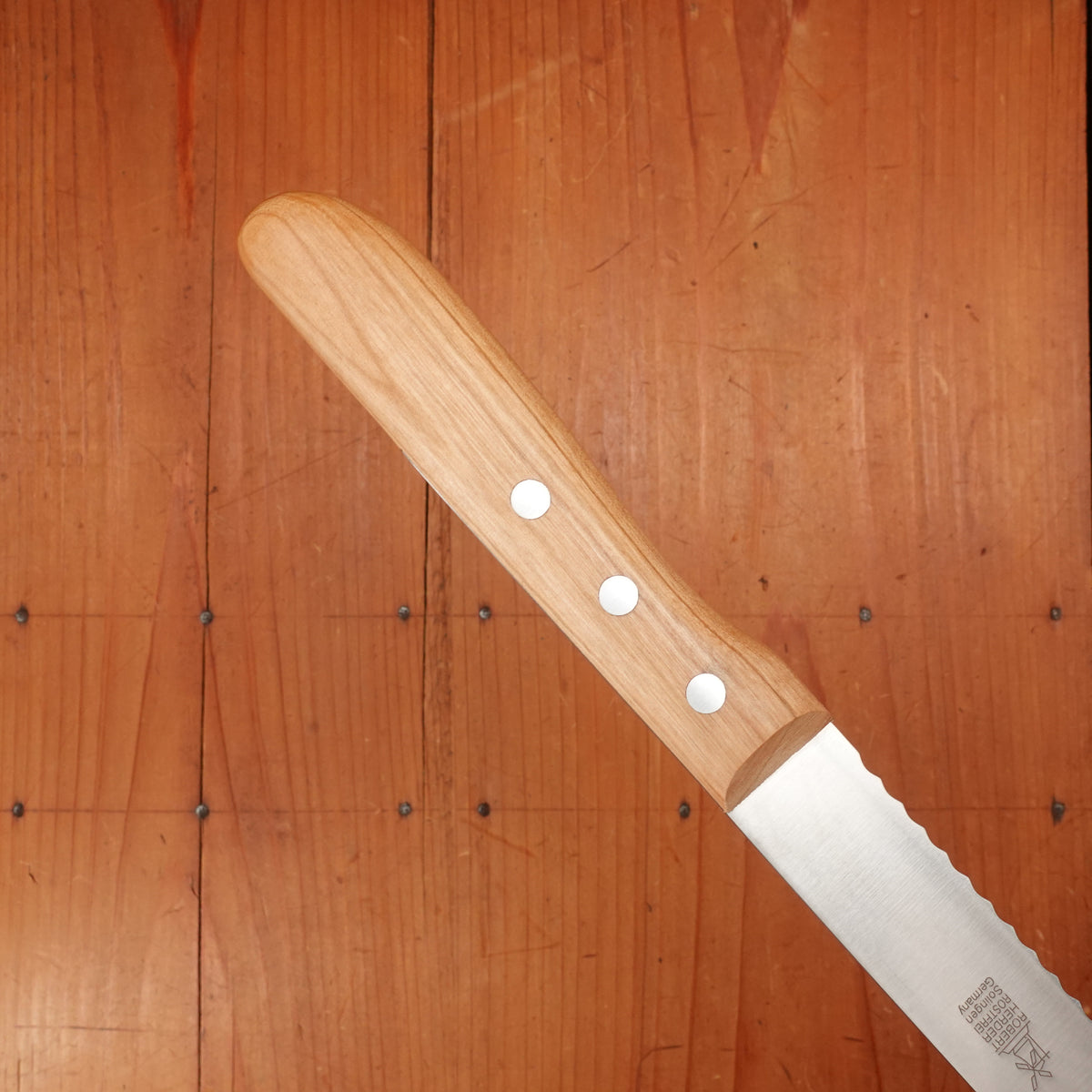 Windmühlenmesser 10" Bread Knife Stainless Cherry Handle
