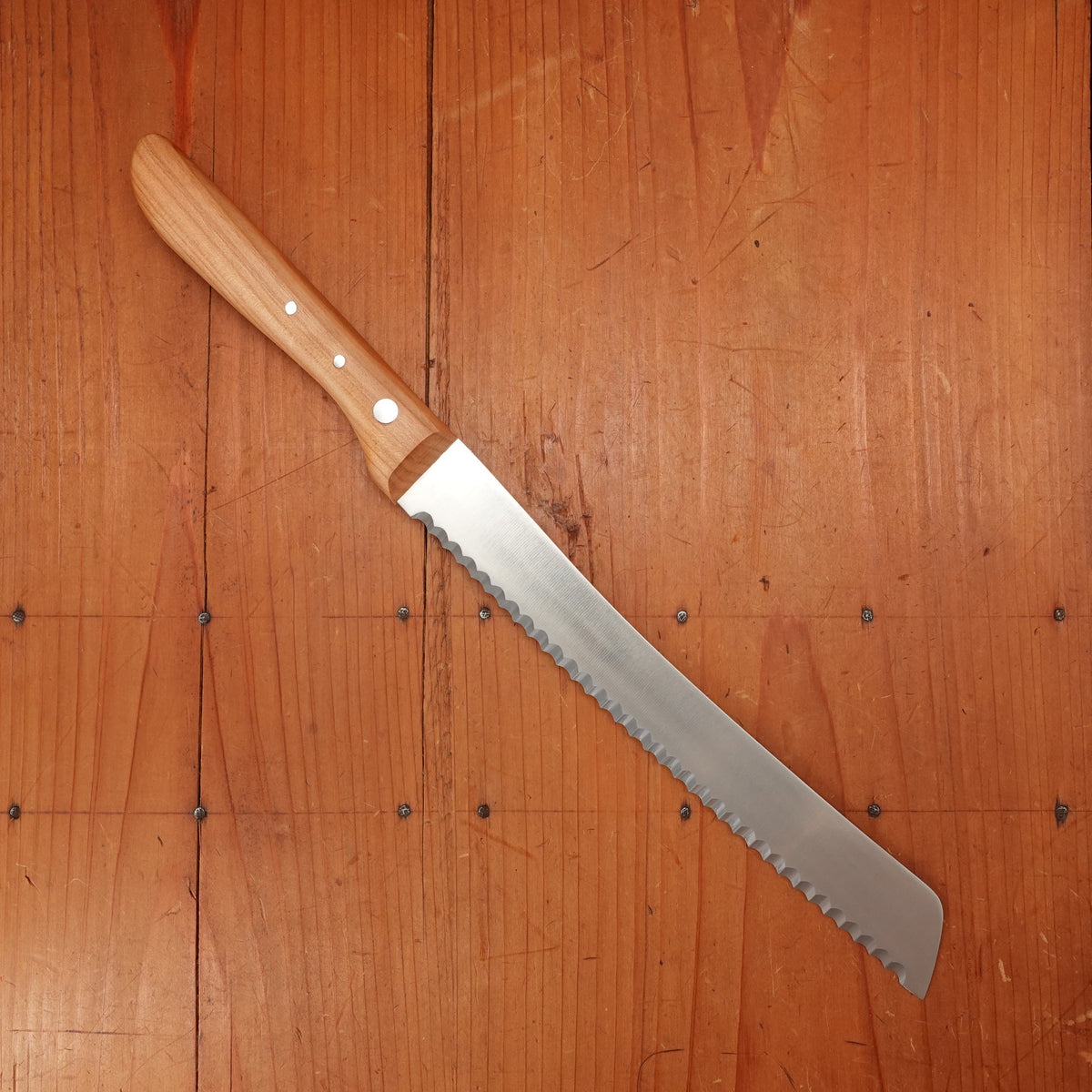 Windmühlenmesser 8.5" Bread Knife Stainless Cherry Handle