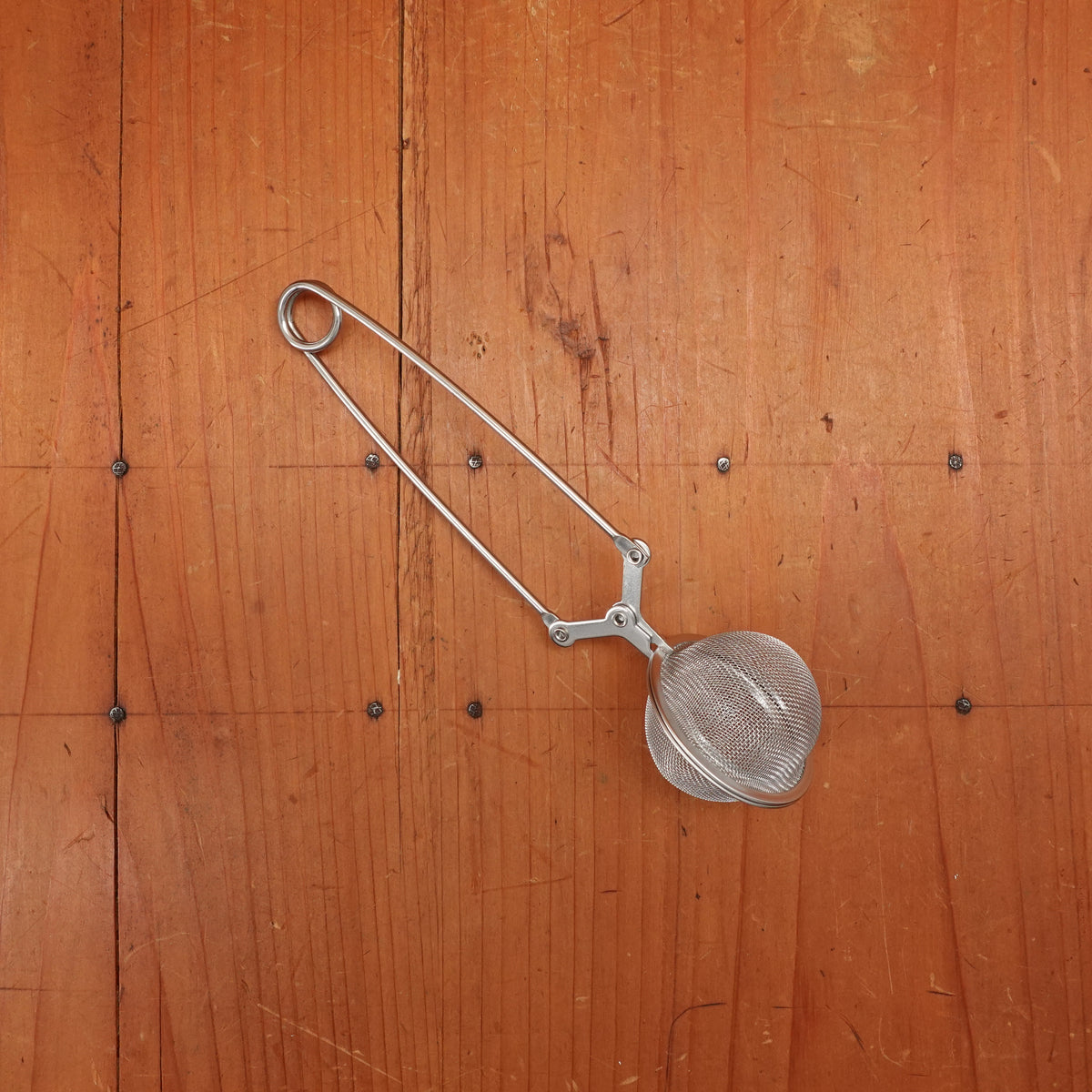Tea Strainer Mesh Tea Ball with Squeeze Handle