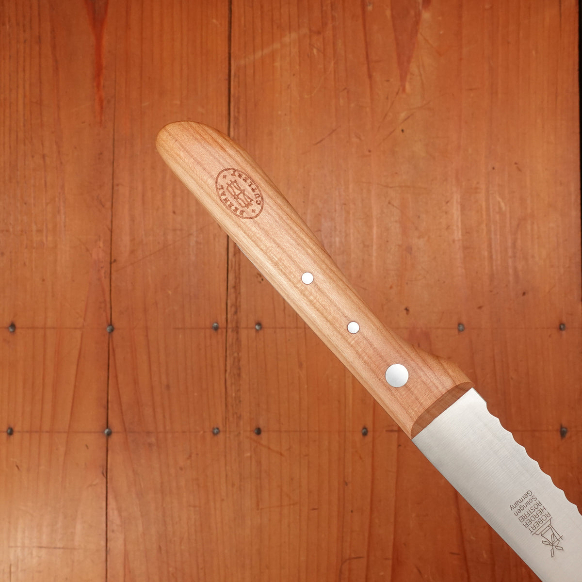 Windmühlenmesser 8.5" Bread Knife Stainless Cherry Handle