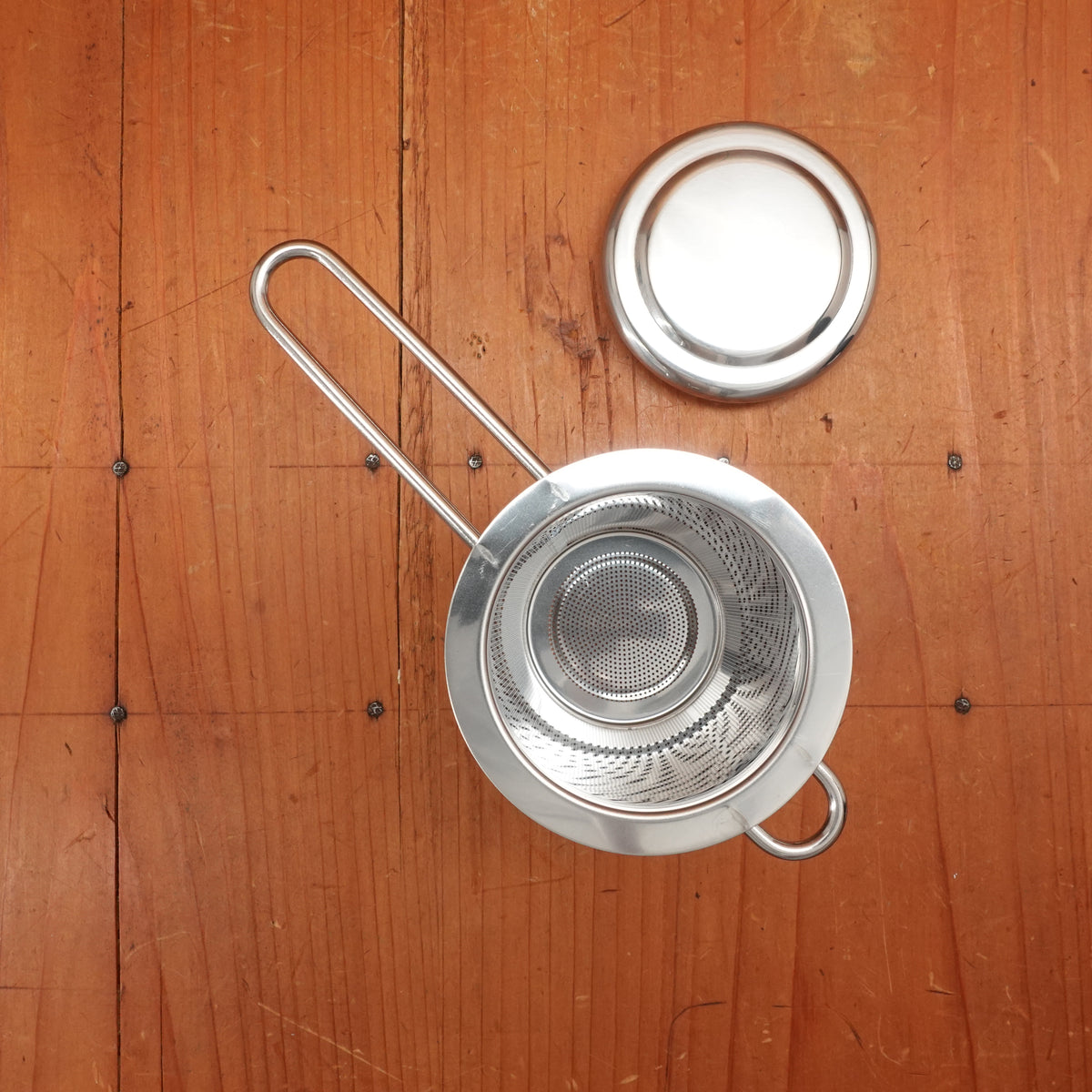 Tea Infuser/Strainer/Brewer with Stainless Lid
