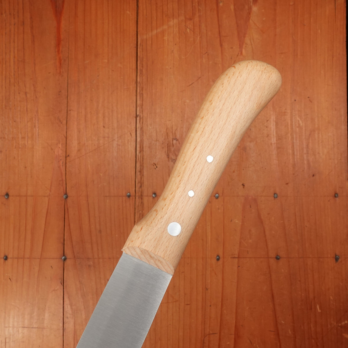 Windmühlenmesser Hamburger 6.75" Bread Knife Carbon Steel Beech Handle