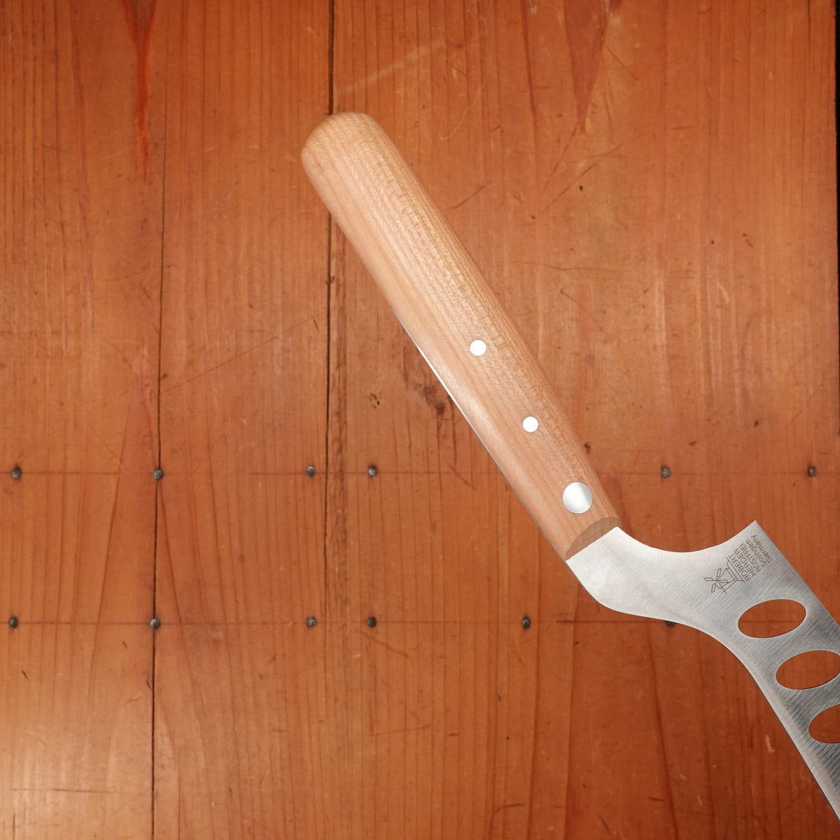 Windmühlenmesser 6" Langloch Cheese Knife Stainless Cherry Handle
