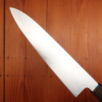 Sakai Kikumori Nakagawa V10 210mm Gyuto VG10 Damascus Oak Handle with Saya