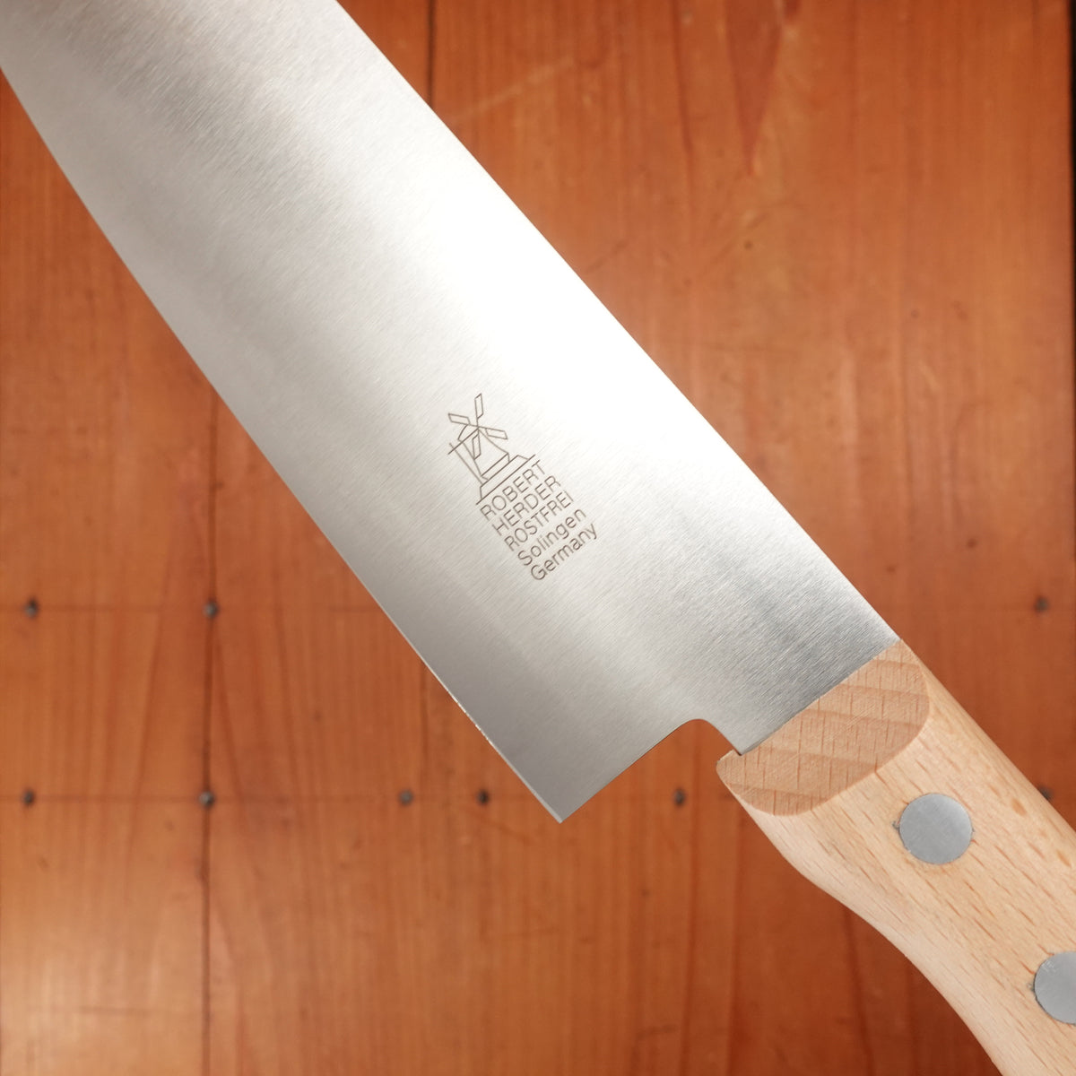 Windmühlenmesser Duo 6.75" Santoku Stainless Copper Beech Handle