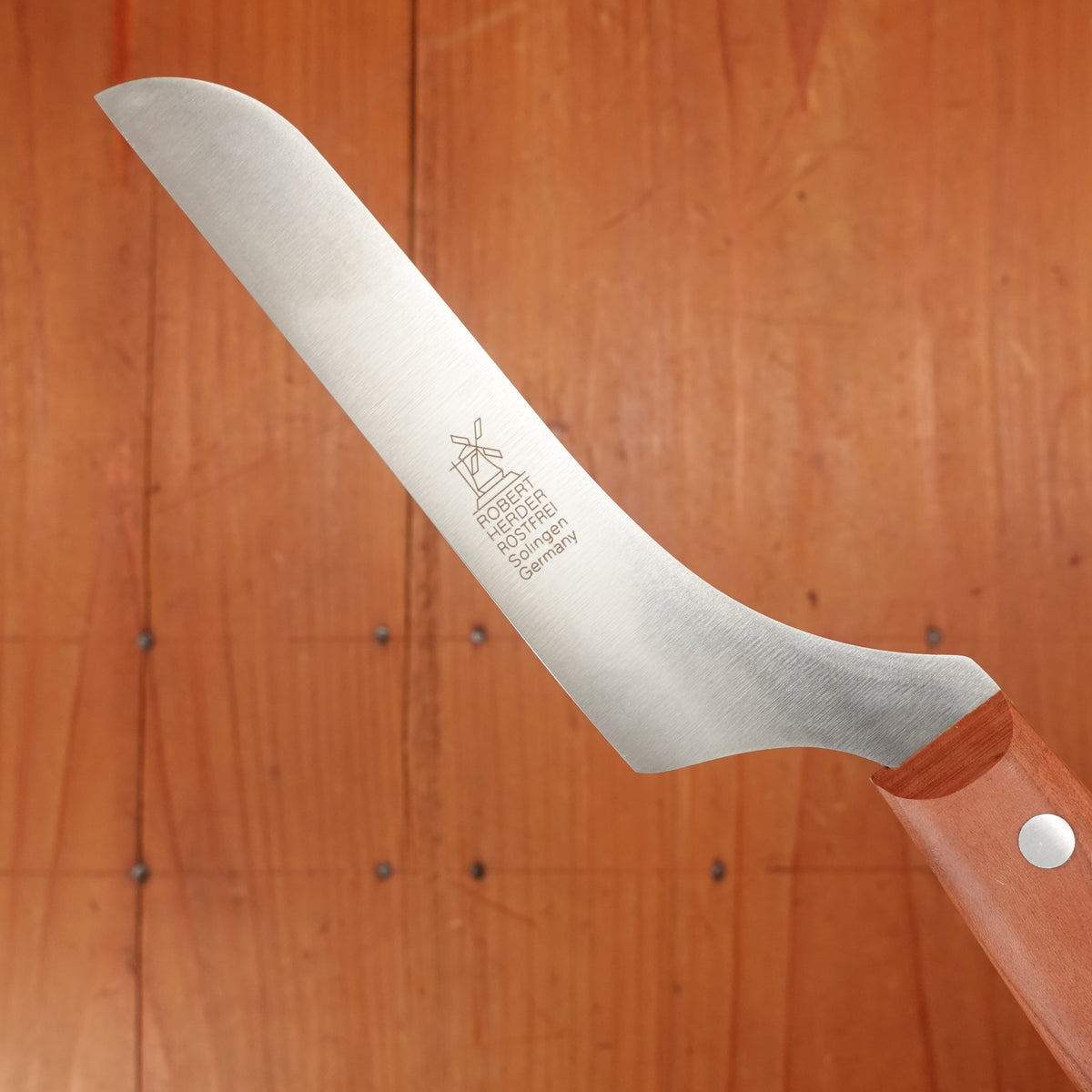 Windmühlenmesser 4" Meisterstück Cheese Knife Stainless Cherry Handle