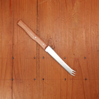 Windmühlenmesser 4" Gabelspitz Cheese Knife Stainless Plum Handle