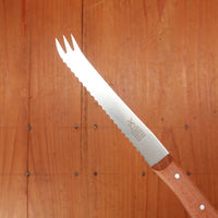 Windmühlenmesser 4" Gabelspitz Cheese Knife Stainless Plum Handle
