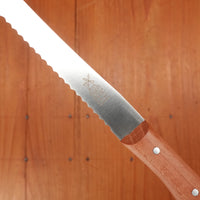 Windmühlenmesser 4" Gabelspitz Cheese Knife Stainless Plum Handle