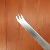 Windmühlenmesser 4" Gabelspitz Cheese Knife Stainless Plum Handle