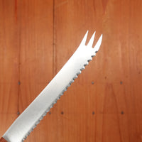 Windmühlenmesser 4" Gabelspitz Cheese Knife Stainless Plum Handle