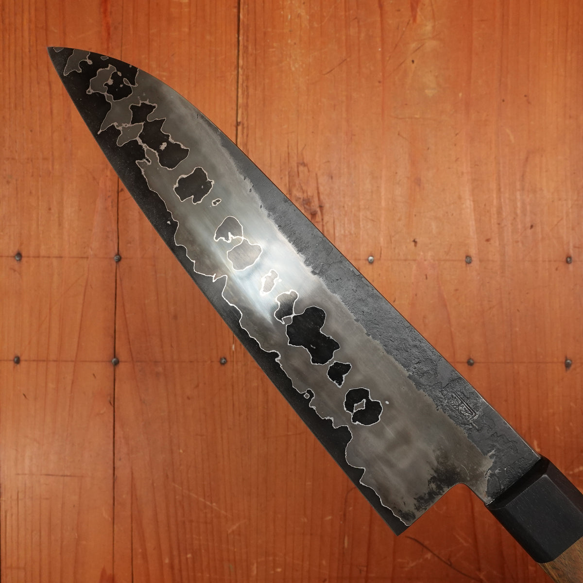 Rolin Knives Gomai 210mm Compound Gyuto 26c3 Litnum Vitae & Ebony with Saya