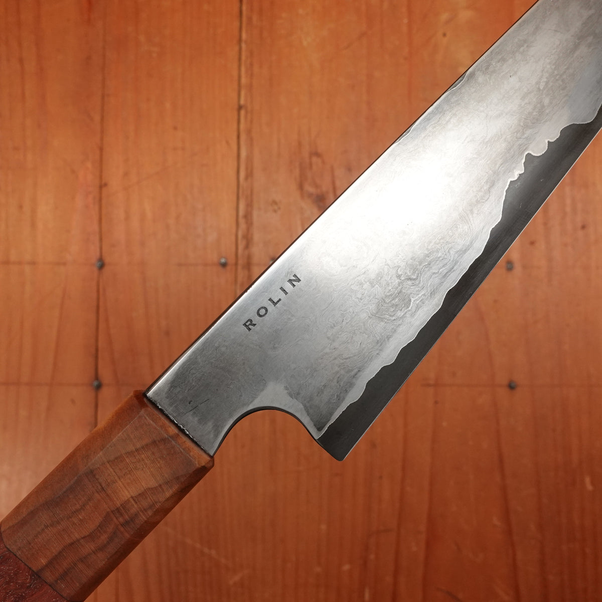 Rolin Knives Gomai 180mm Petty 52100 Redwood & Eucalyptus