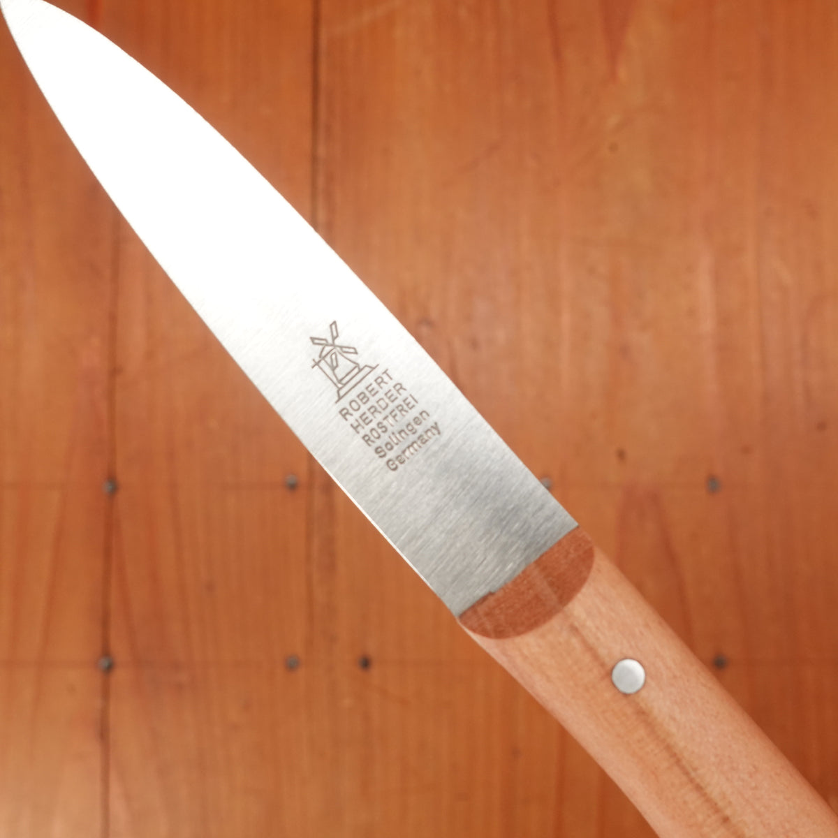 Windmühlenmesser 3" Mittelspitz Paring Stainless Cherry Handle