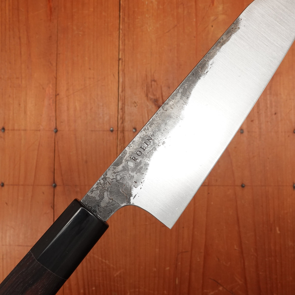 Rolin Knives 190mm Gyuto 52100 Ebony & Horn