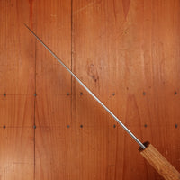 Hado Sumi 240mm Gyuto Shirogami 2 Kurouchi Finish Burnt Oak Handle