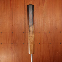 Hado Sumi 240mm Gyuto Shirogami 2 Kurouchi Finish Burnt Oak Handle