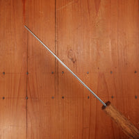 Hado Sumi 165mm Nakiri Shirogami 2 Kurouchi Finish Burnt Oak Handle