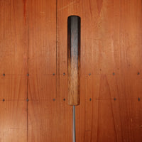 Hado Sumi 165mm Nakiri Shirogami 2 Kurouchi Finish Burnt Oak Handle