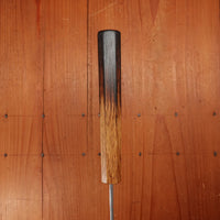 Hado Sumi 180mm Bunka Shirogami 2 Kurouchi Finish Burnt Oak Handle