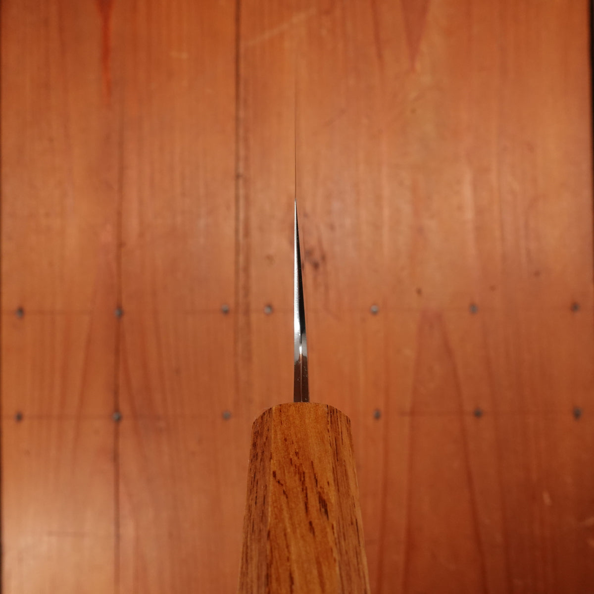 Hado Sumi 180mm Bunka Shirogami 2 Kurouchi Finish Burnt Oak Handle