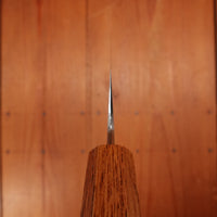Hado Sumi 135mm Ko-Bunka Shirogami 2 Kurouchi Finish Burnt Oak Handle