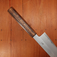 BC Exclusive - Hado 180mm Kiritsuke Santoku Iron Clad Shirogami 2 Urushi Oak Handle