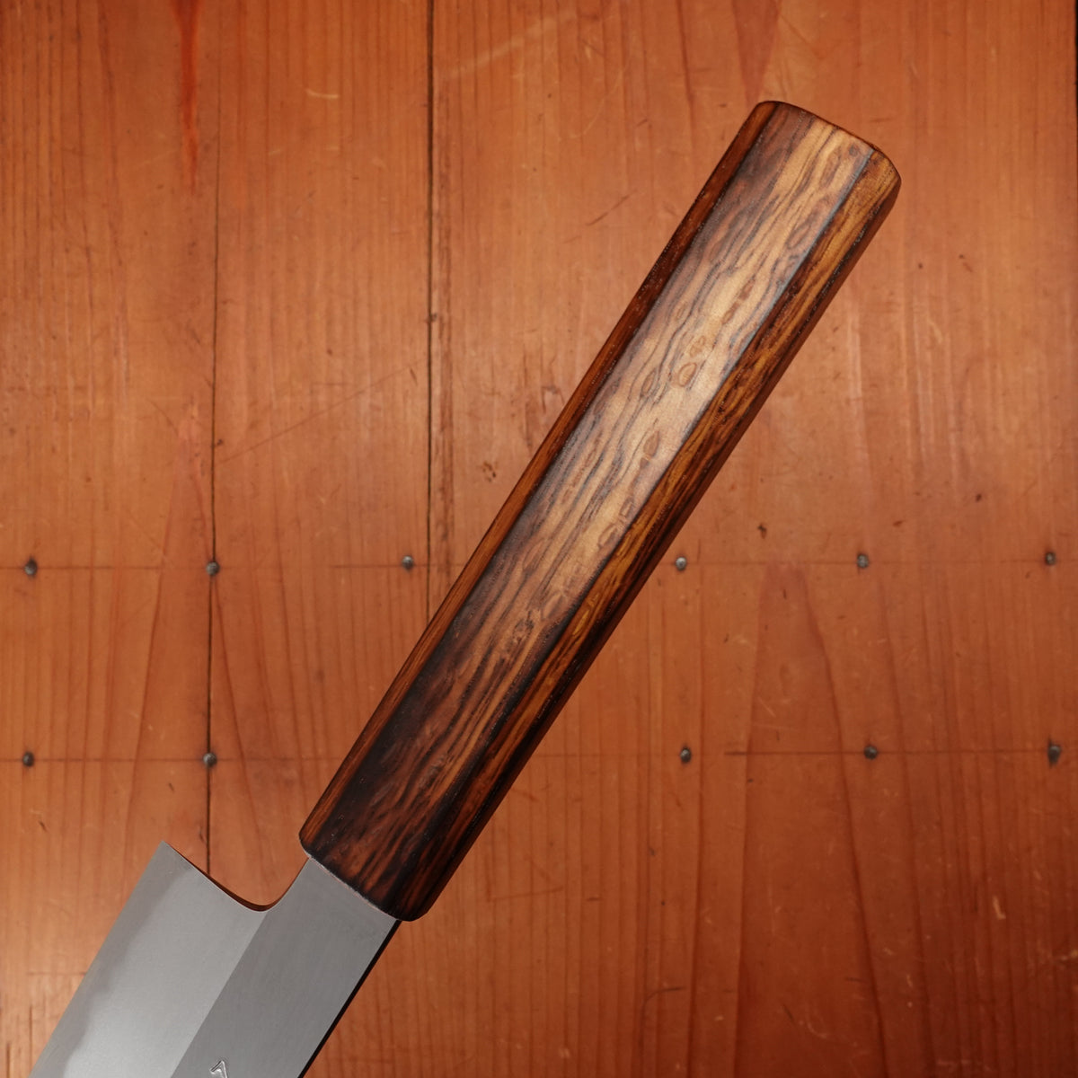 BC Exclusive - Hado 210mm Kiritsuke Gyuto Iron Clad Shirogami 2 Urushi Oak Handle