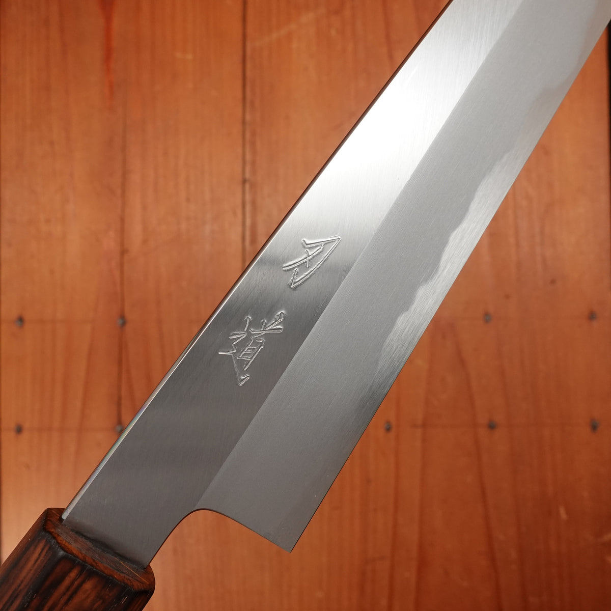 BC Exclusive - Hado 210mm Kiritsuke Gyuto Iron Clad Shirogami 2 Urushi Oak Handle