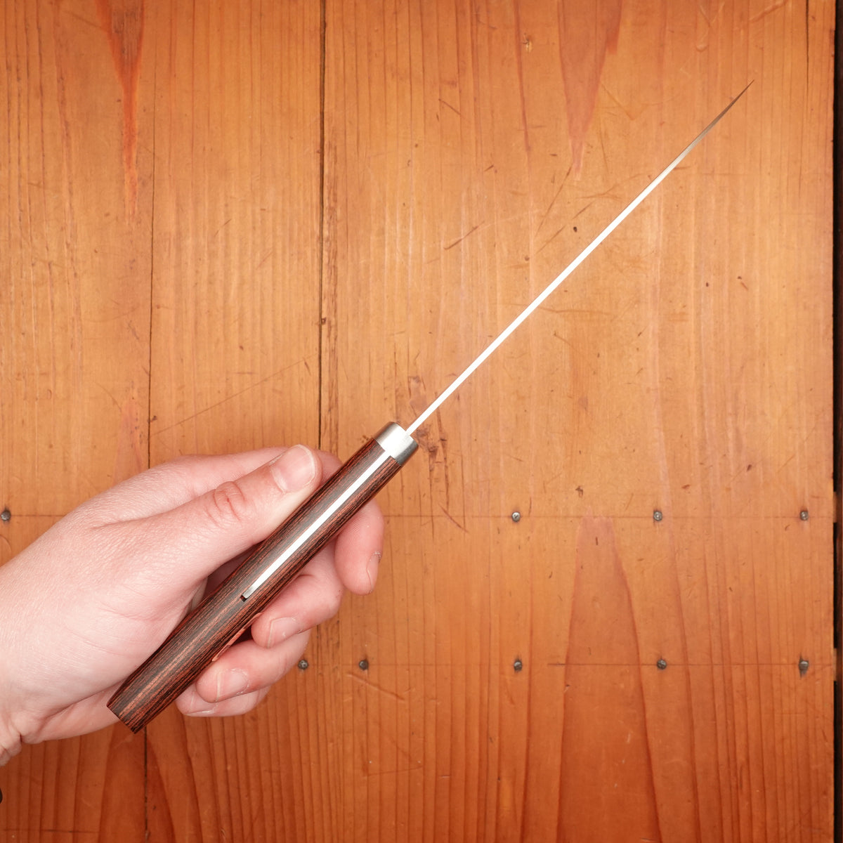 Hitohira Imojiya MZ 135mm Petty VG1 Imitation Mahogany Handle