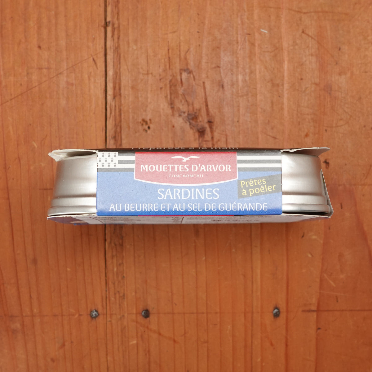 Les Mouettes d’Arvor Sardines with Butter & Guérande Sea Salt - 120g