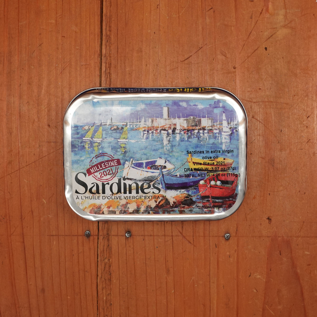 Les Mouettes d'Arvor Sardines Vintage Ville Bleue 2021 - 115g